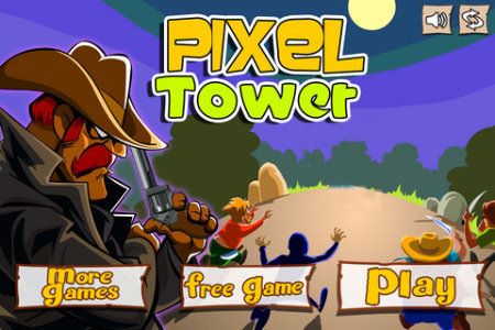 بازی کابوی قهرمان برای آیفون – Cowboy Pixel Tower